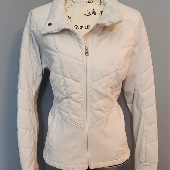 The North Face Jackets & Blazers - North Face White Cream Jacket Womens Large